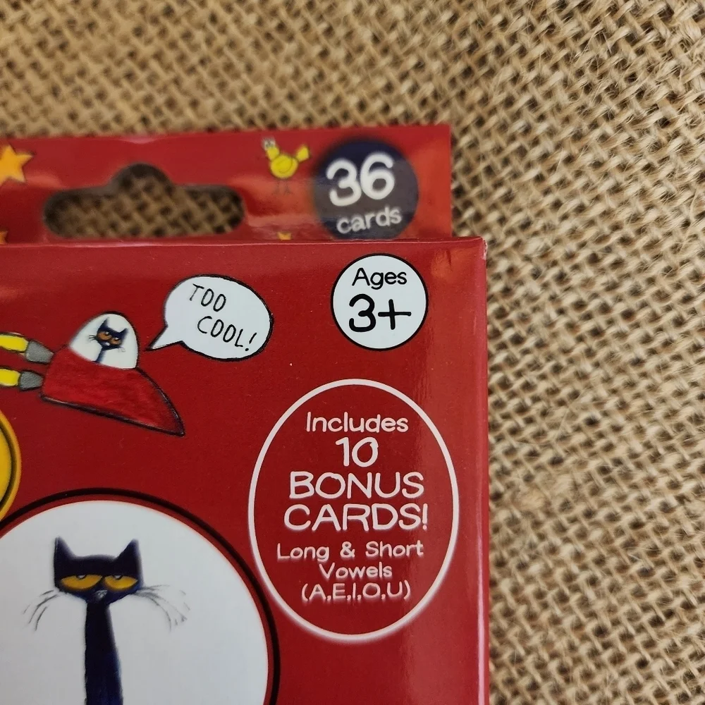 Pete the Cat ABC flash cards NWT